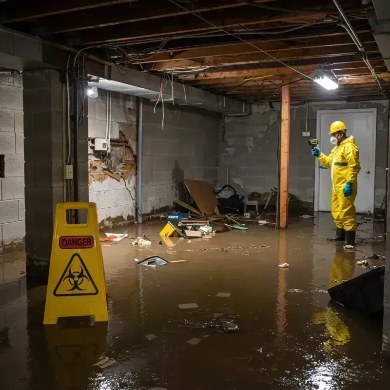 Flooded Basement Electrical Hazard in Olathe, CO Property